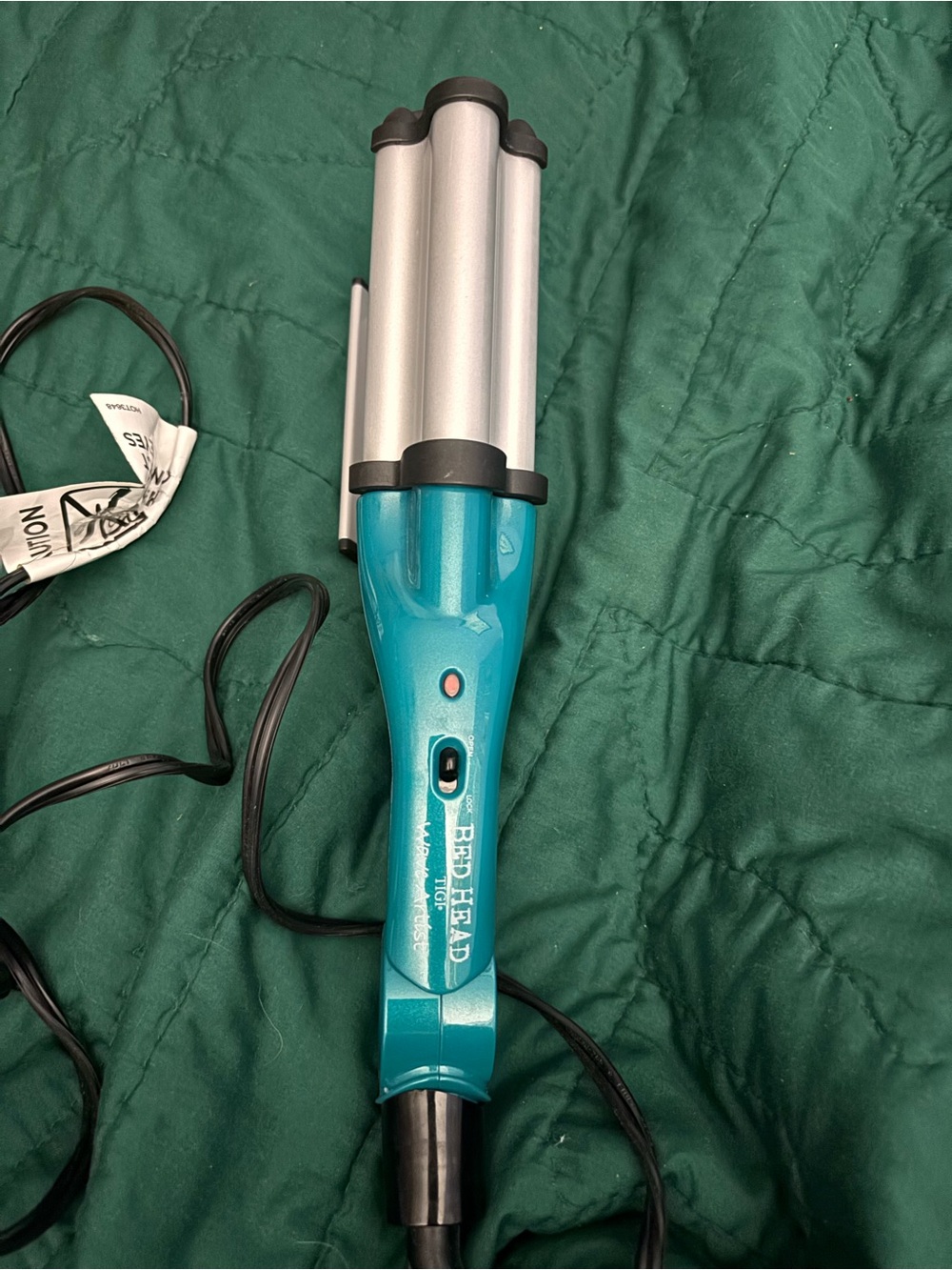 BedHead Teal Triple-Barrel Waver Hair Styler